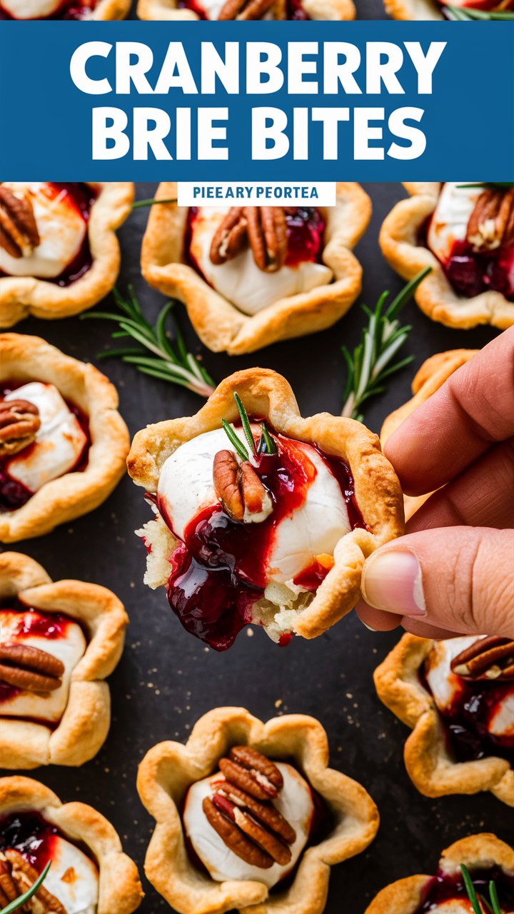Cranberry Brie Bites