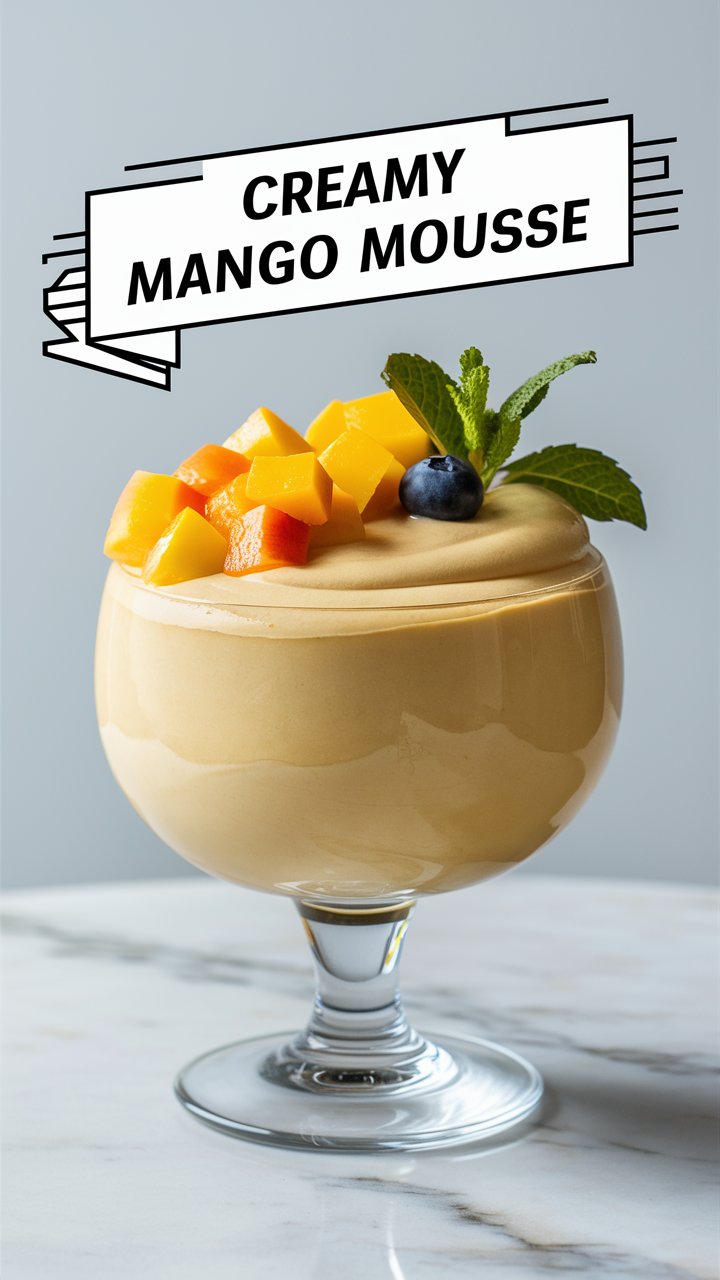 Creamy Mango Mousse