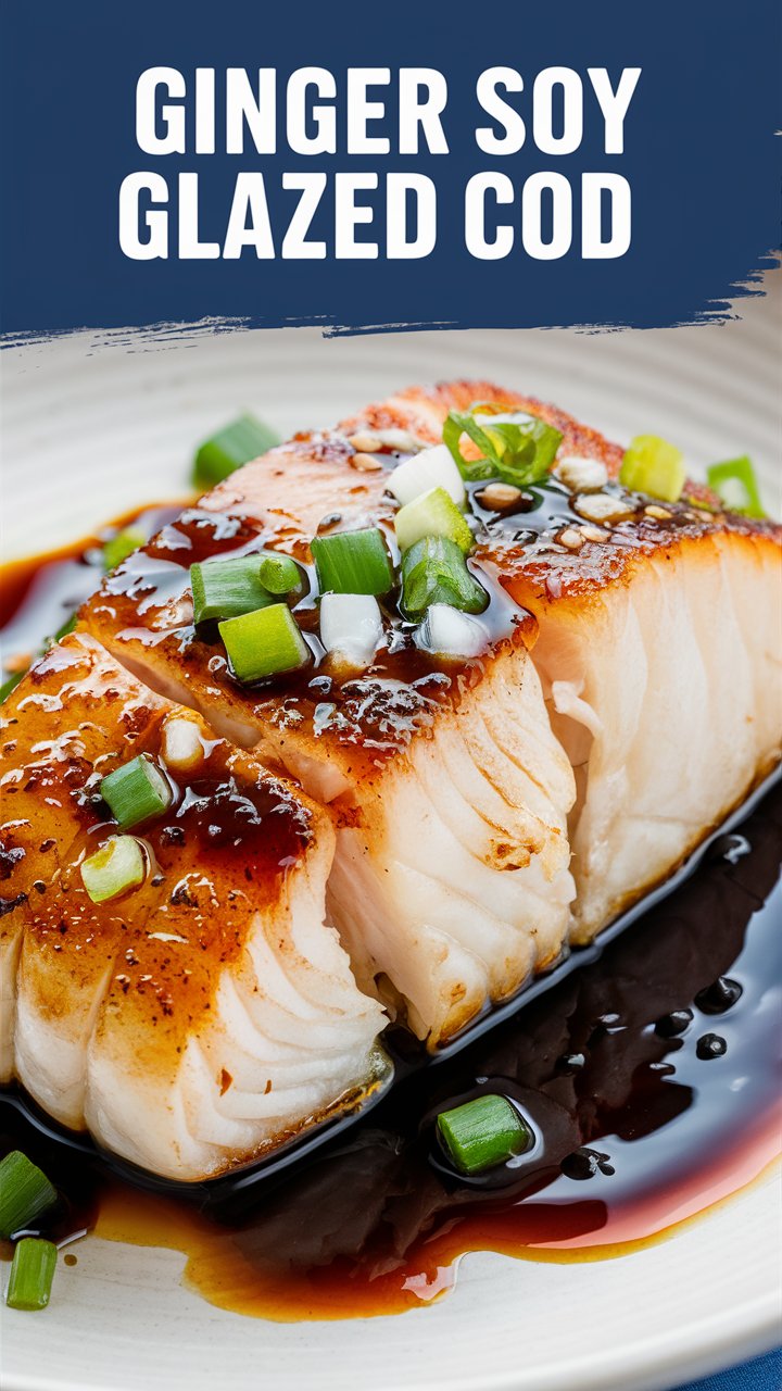 Ginger Soy Glazed Cod