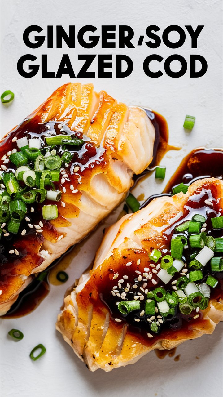 Ginger Soy Glazed Cod