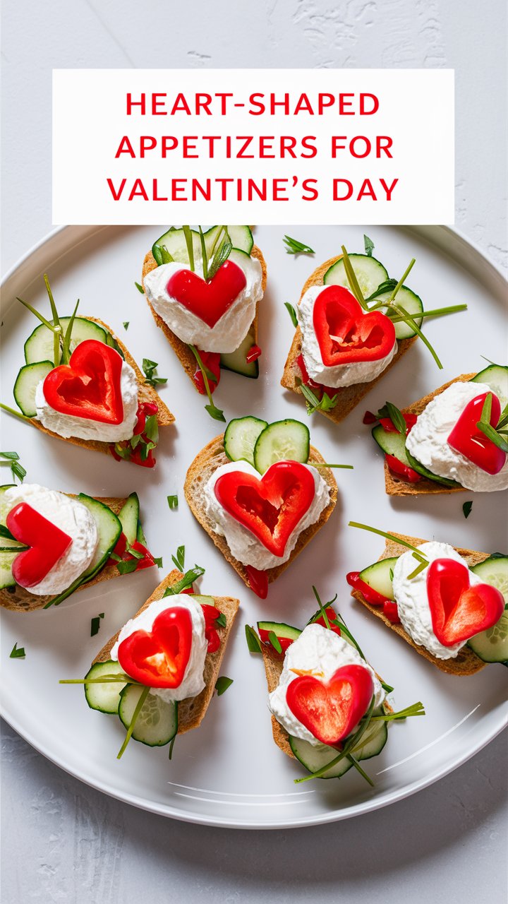 Heart-Shaped Appetizers for Valentine’s Day