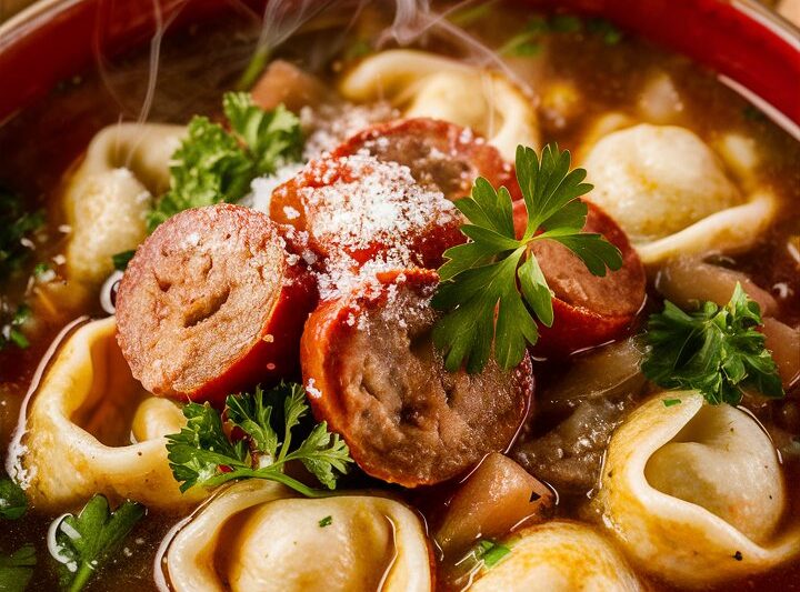 Easy Italian Tortellini Soup with Sausage – Ready in Under an Hour!