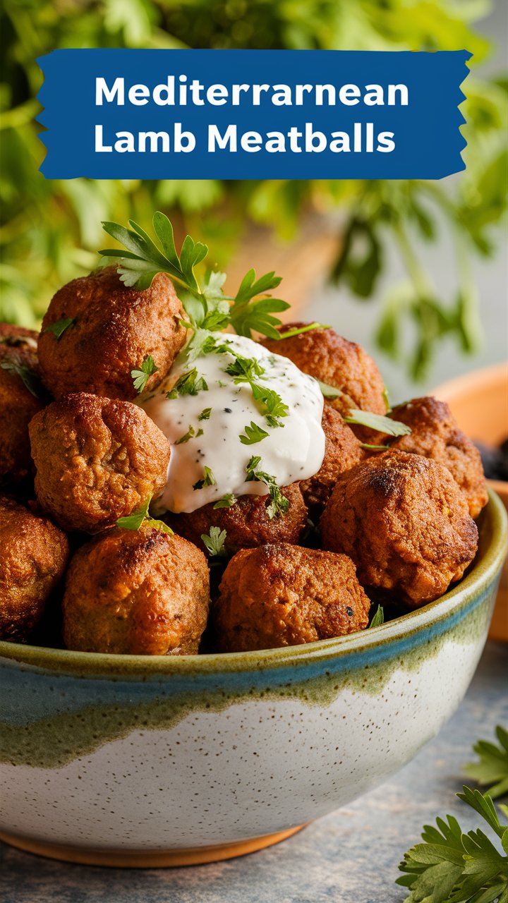 Meditanean Lamb Meatballs