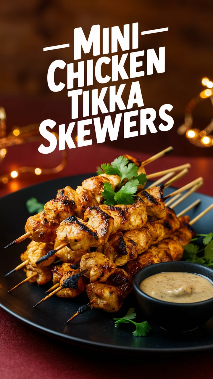 Mini Chicken Tikka Skewers