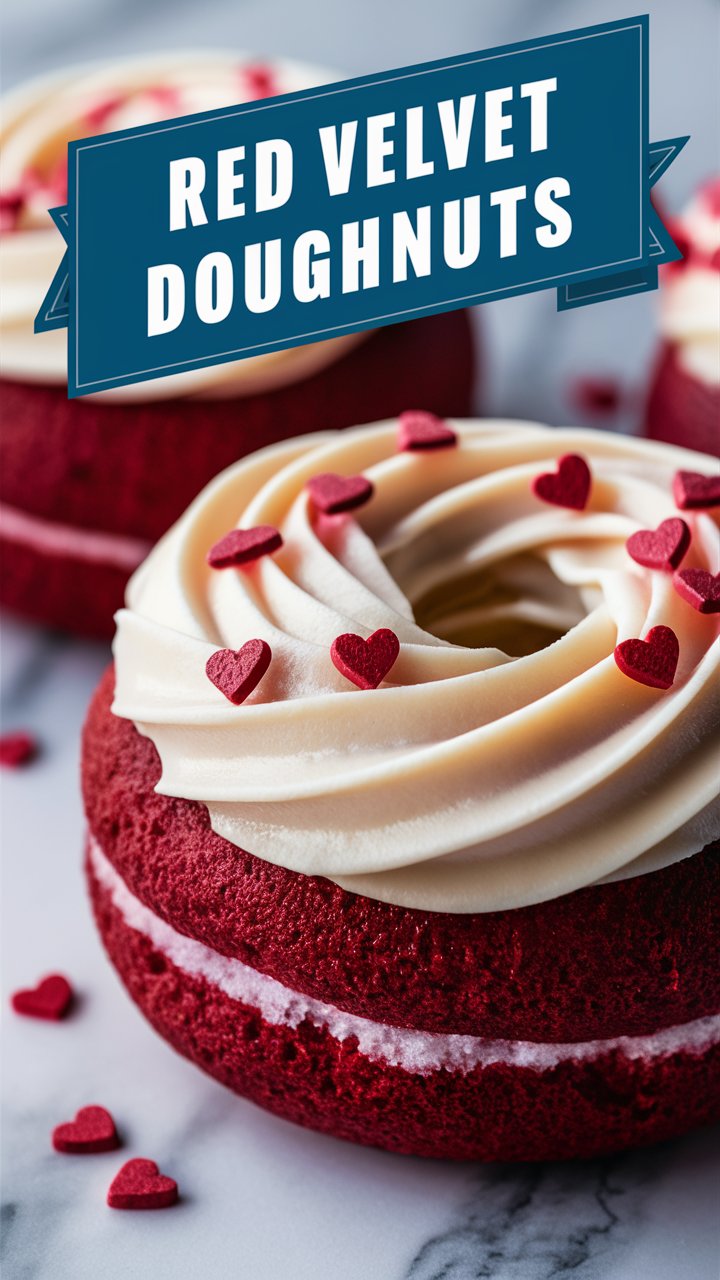 Red Velvet Doughnuts