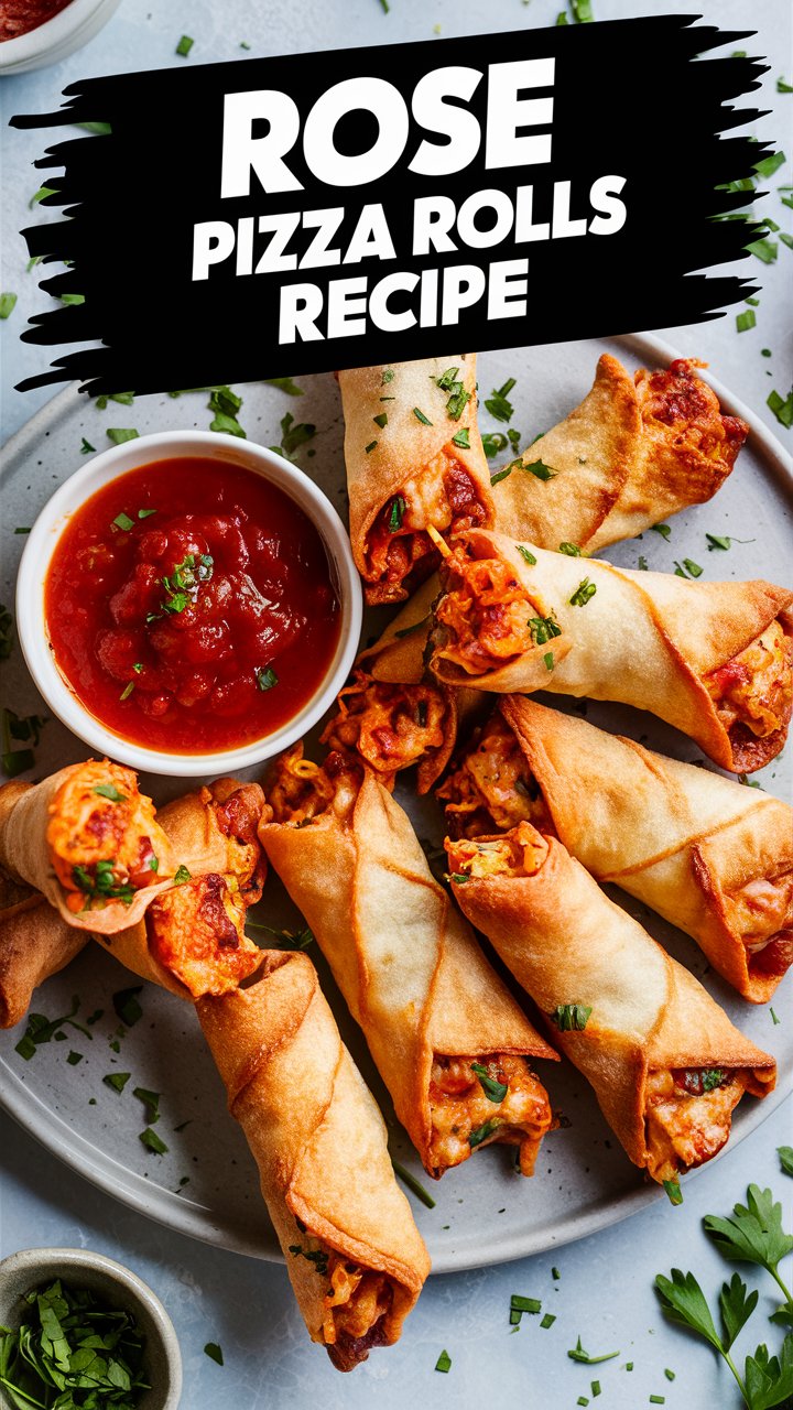 Rose Pizza Rolls Recipe