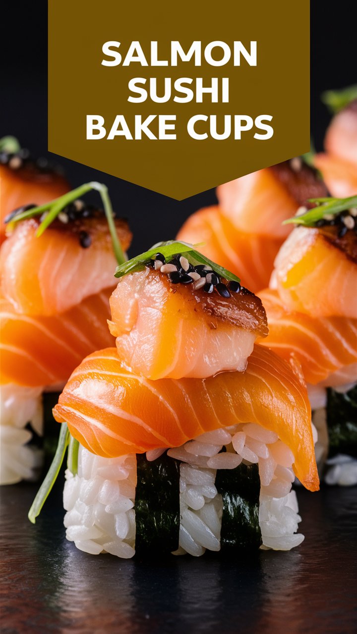 Salmon Sushi Bake Cups