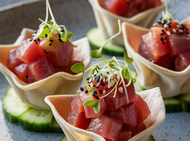 Spicy Tuna Tartare on Cucumber – Sushi Vibes at Home! 2025