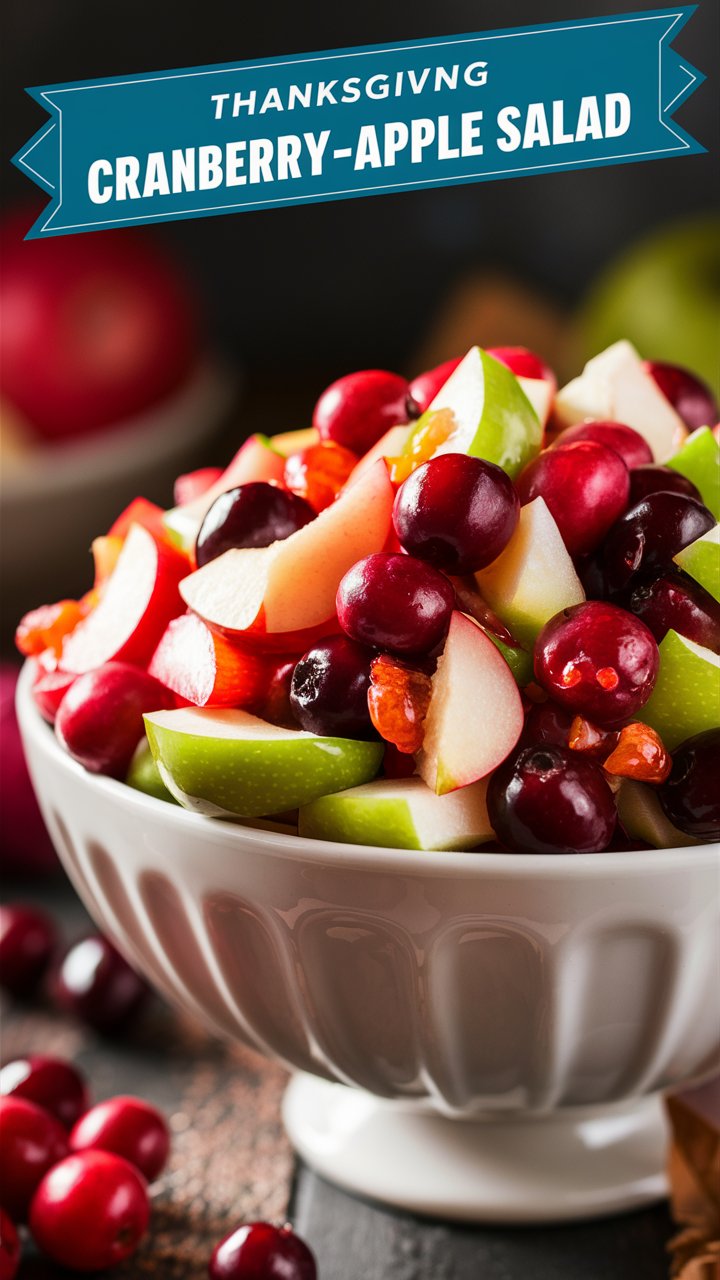 Thanksgiving Cranberry-Apple Salad