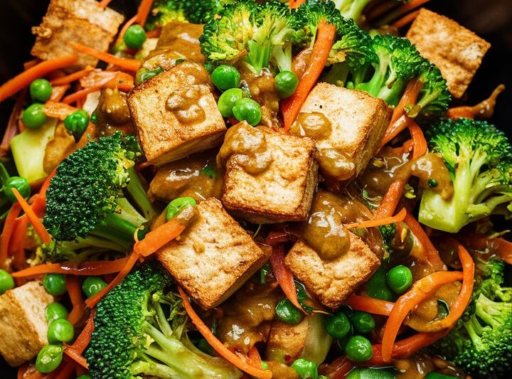 Vegan Tofu Stir-Fry with Spicy Peanut Sauce – Ready in 30 Minutes! 2025