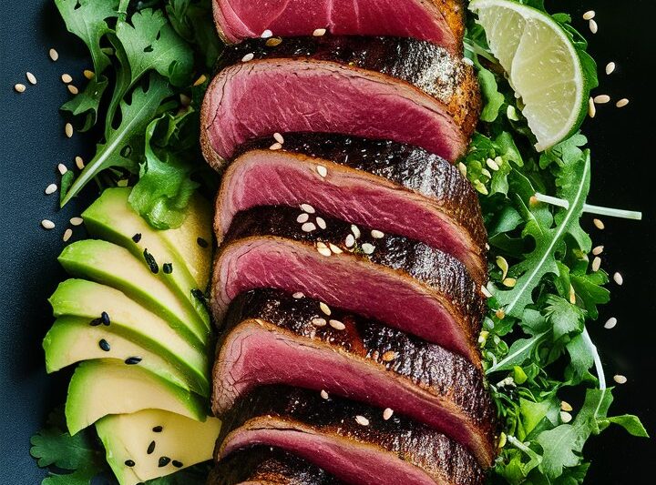Seared Tuna with Soy-Lime and Avocado: A Flavor Explosion! 2025