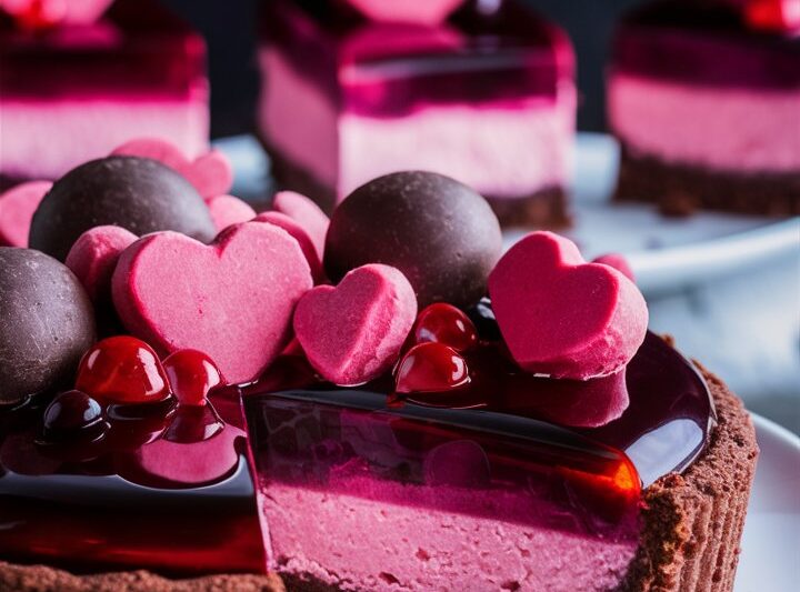 Romantic Chocolate Tart Recipe with Berries for Valentine’s Day 2025
