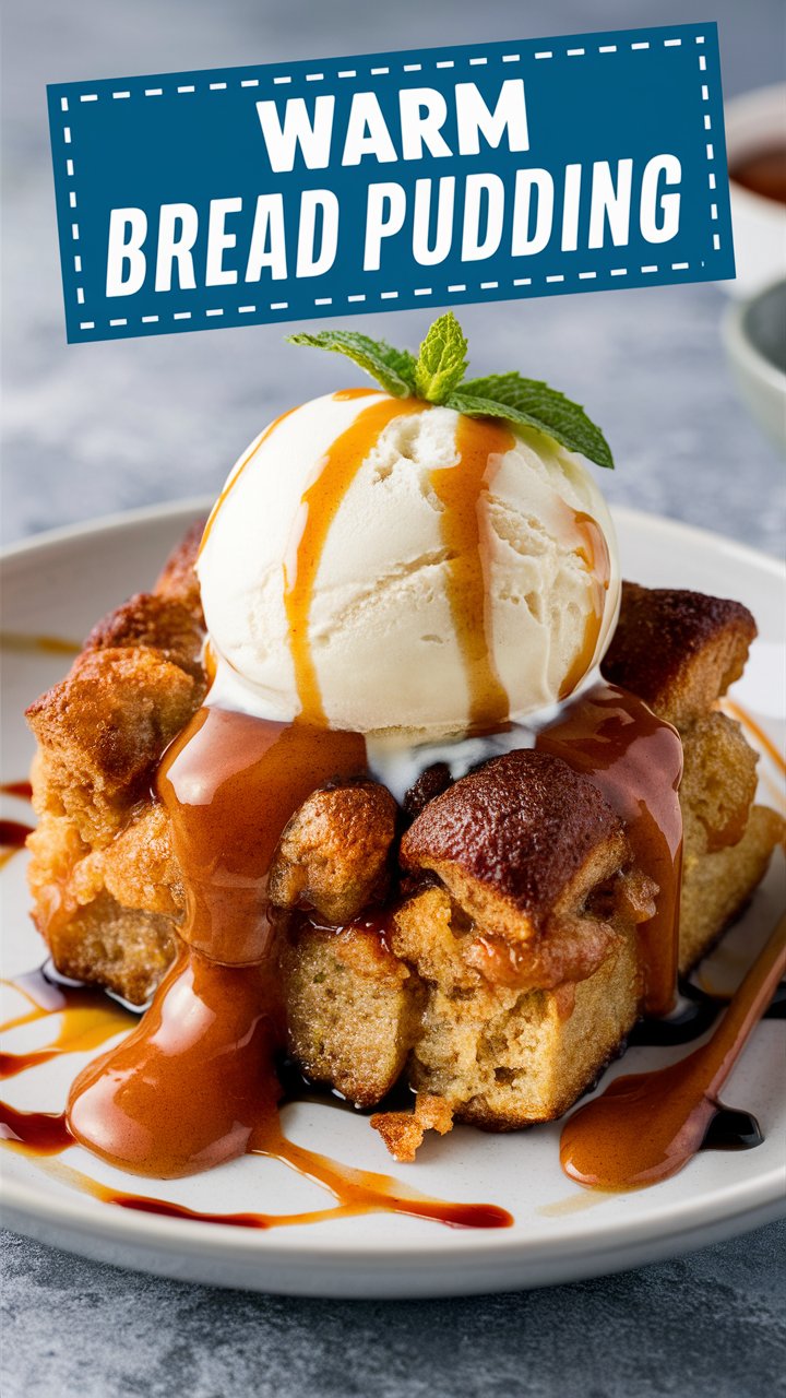 Warm Bread Pudding
