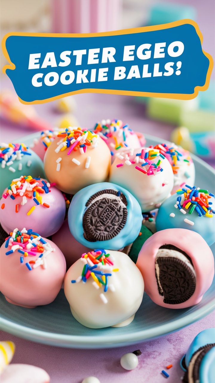 Easter Egg Oreo Cookie Balls