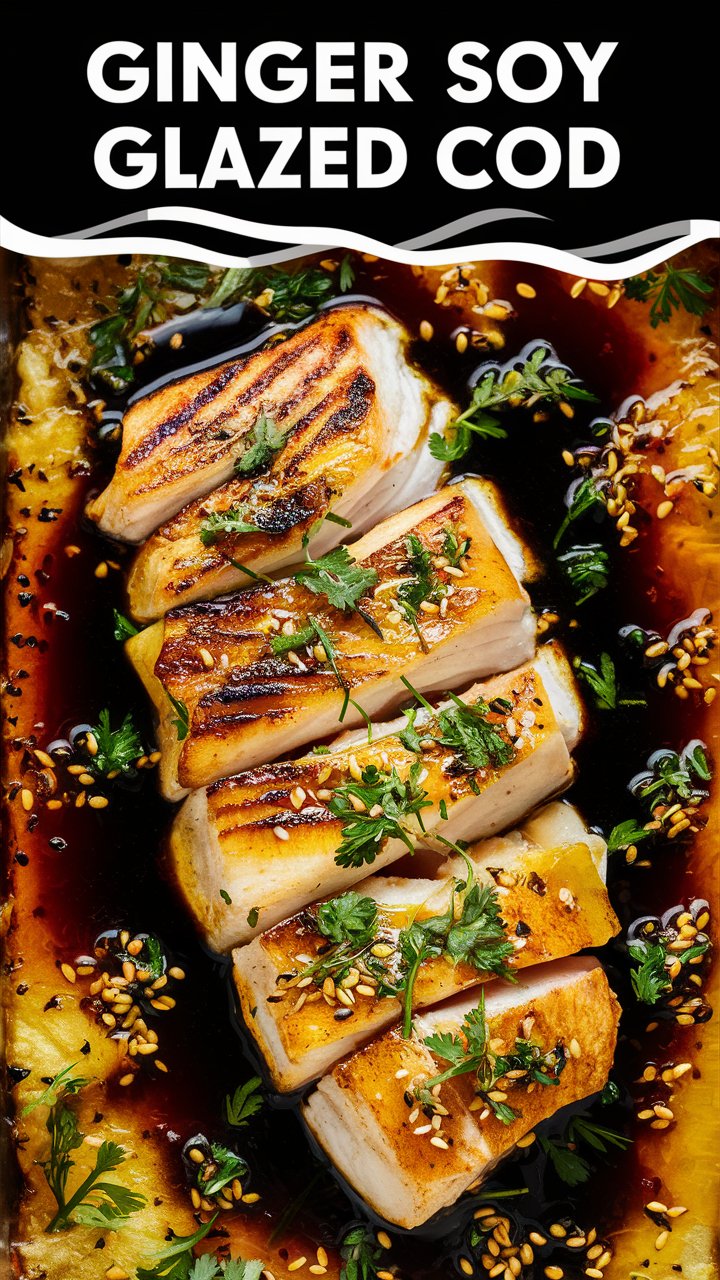 Ginger Soy Glazed Cod Recipe