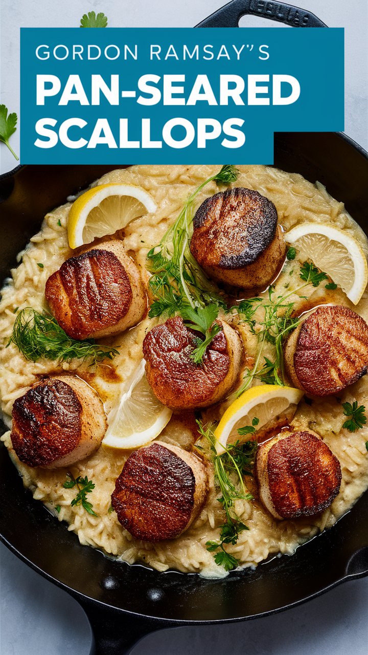 Gordon Ramsay’s Pan-Seared Scallops