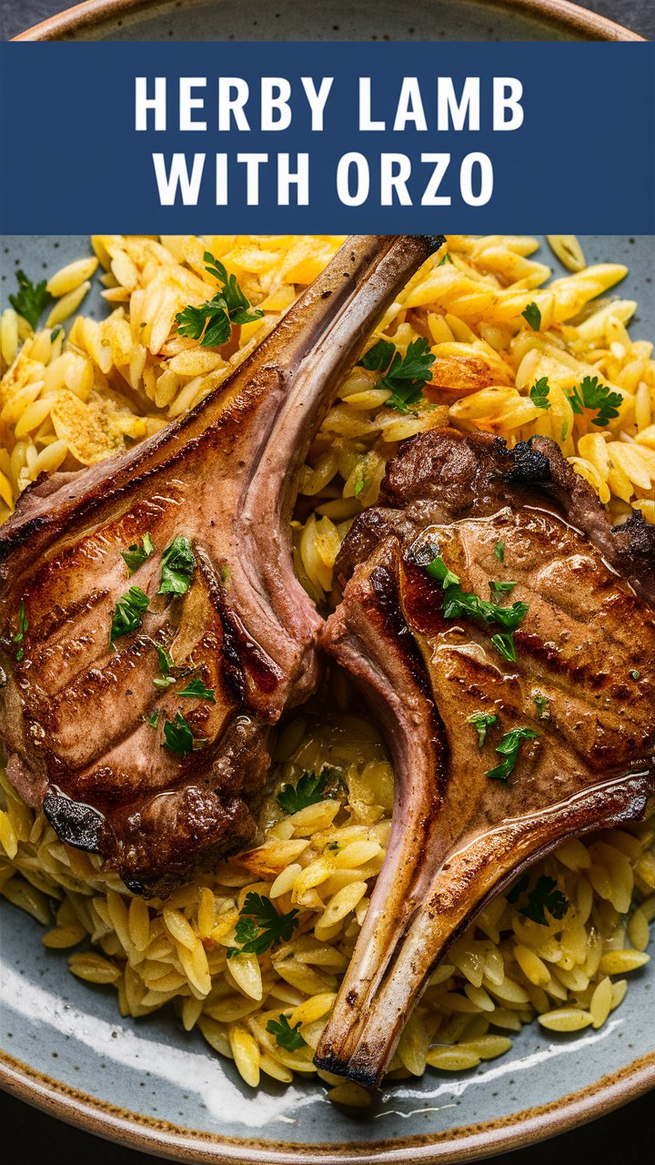 Herby Lamb with Orzo