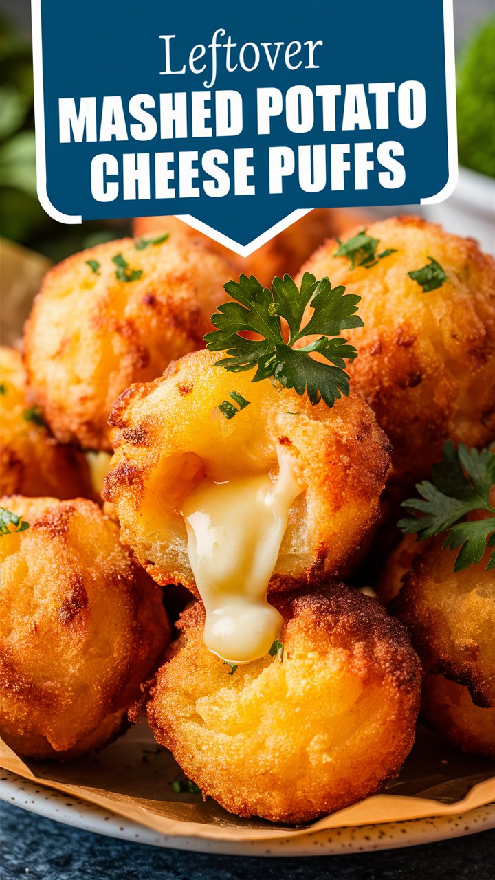 Leftover Mashed Potato Cheese Puffs