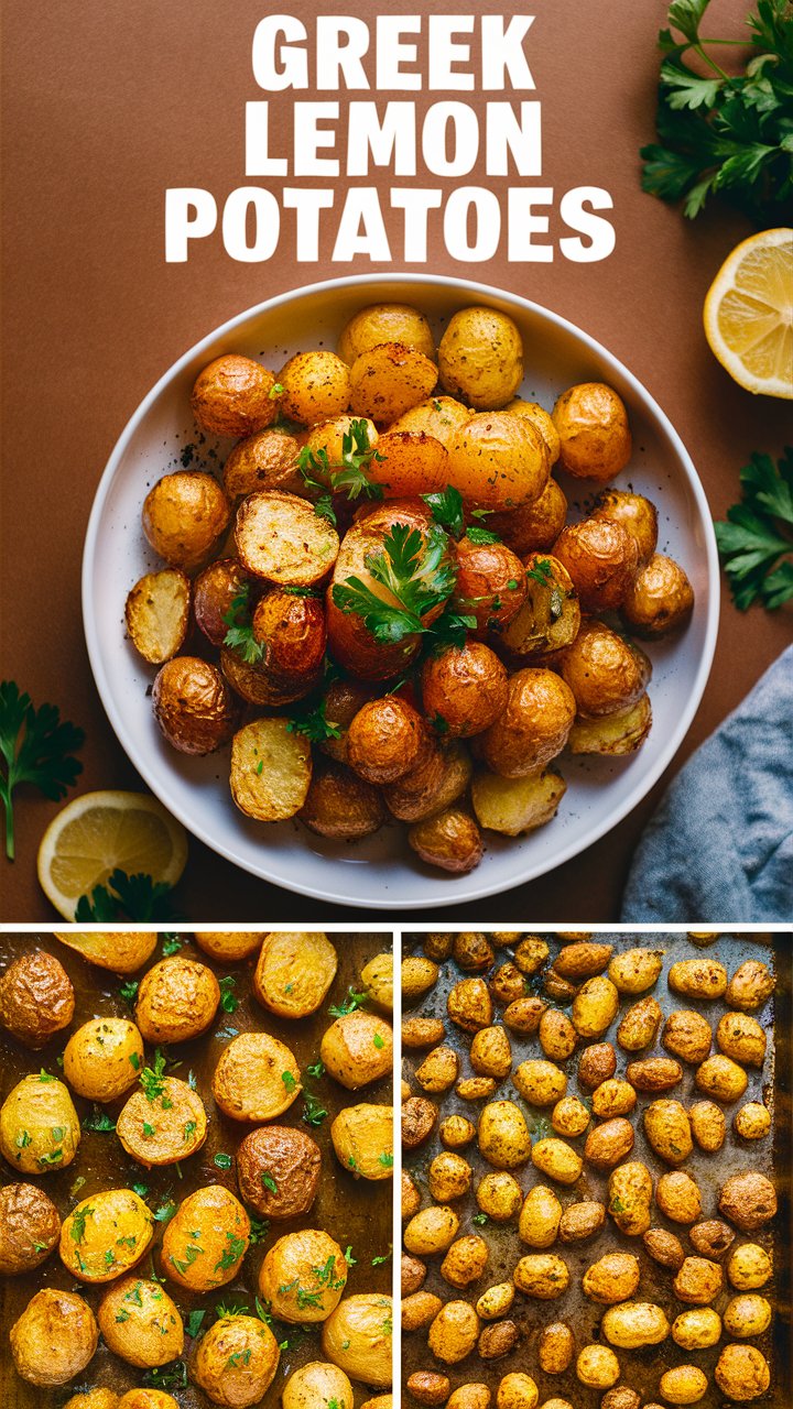 Lemon Greek Potatoes Recipe