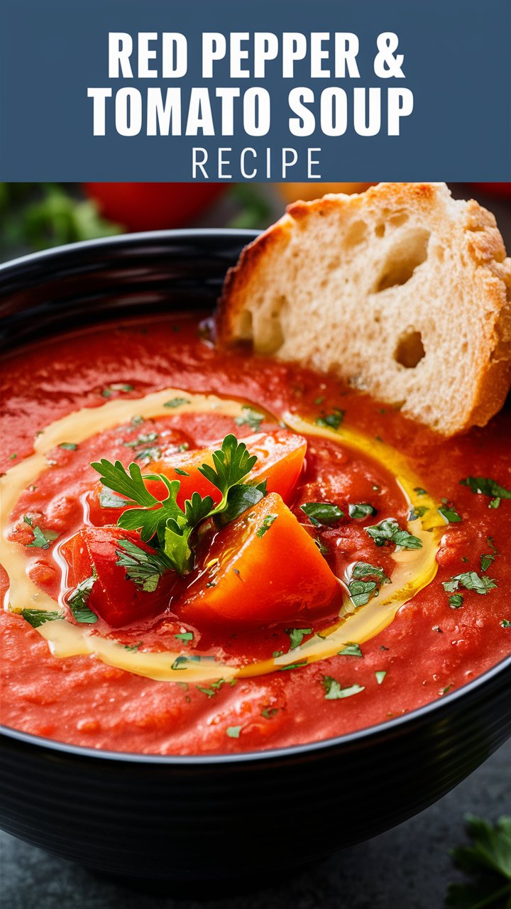 Red Pepper & Tomato Soup Recipe