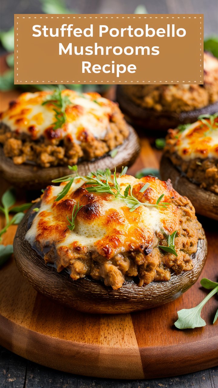 Stuffed Portobello Mushrooms Recipe
