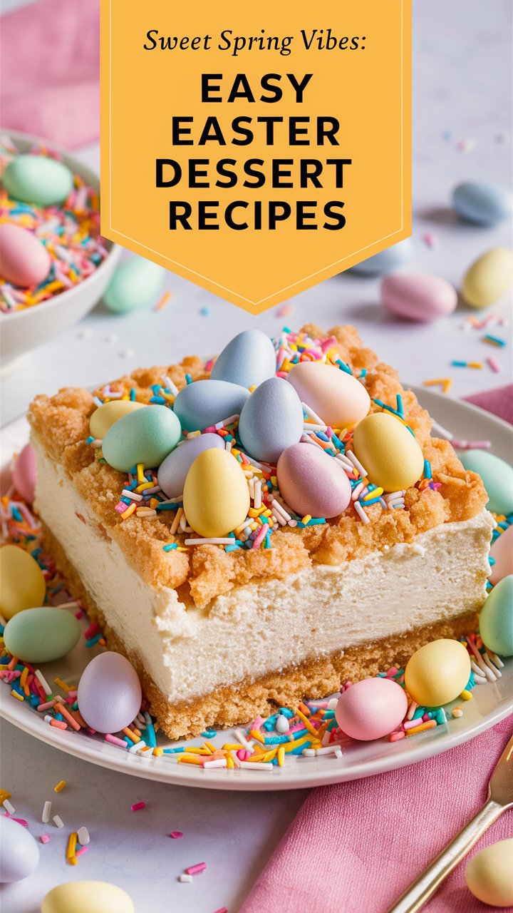 Sweet Spring Vibes: Easy & Healthy Easter Dessert Recipes