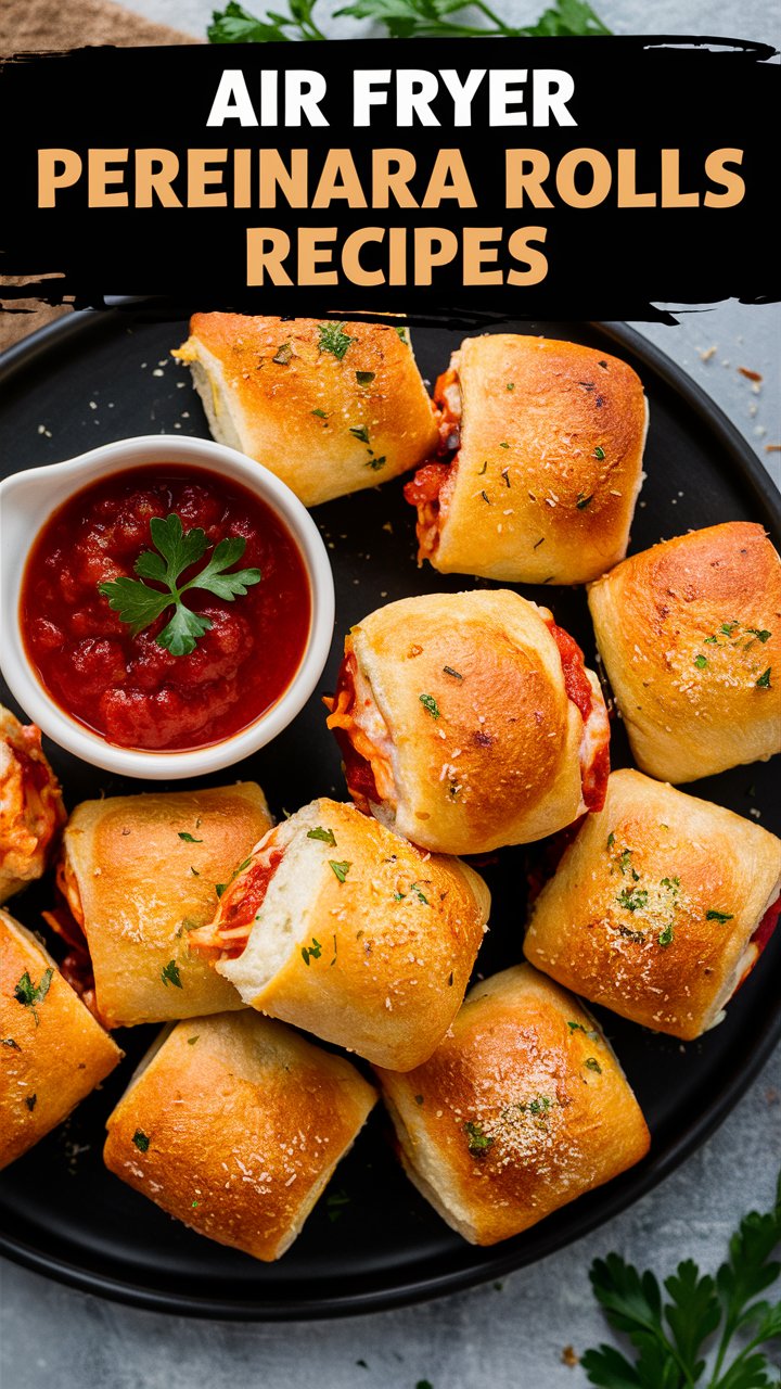 Air Fryer Pepperoni Rolls Recipe