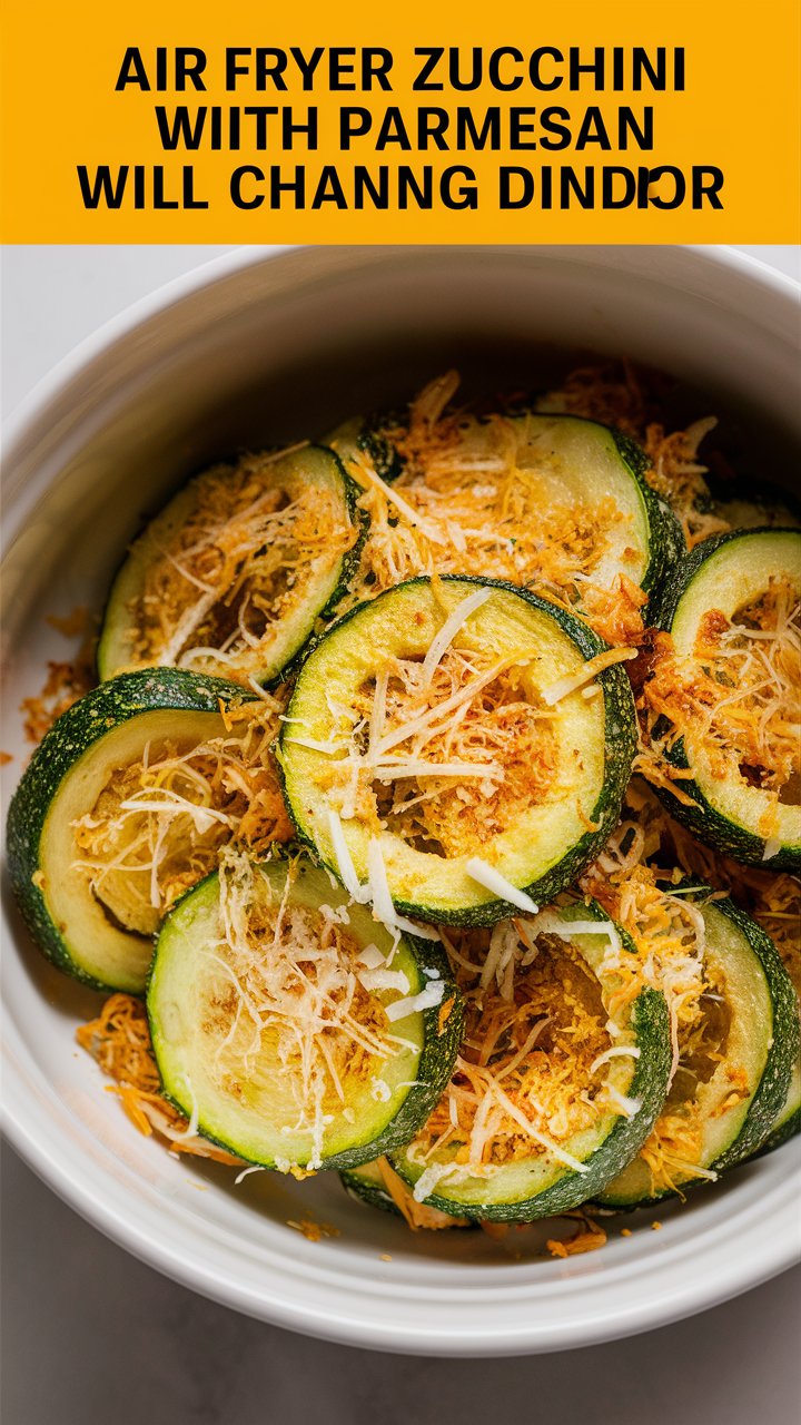 Air Fryer Zucchini with Parmesan Will Change Dinner