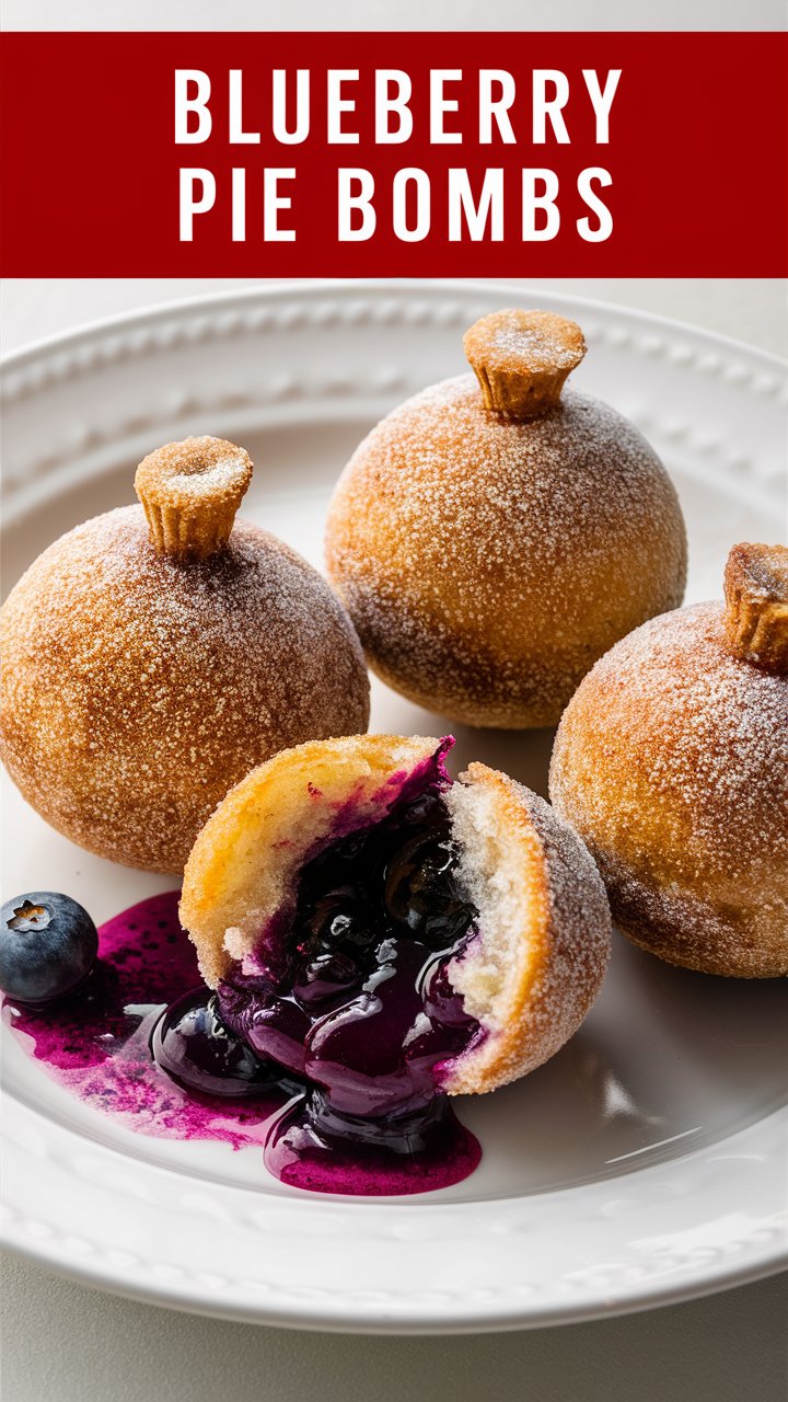 Blueberry Pie Bombs
