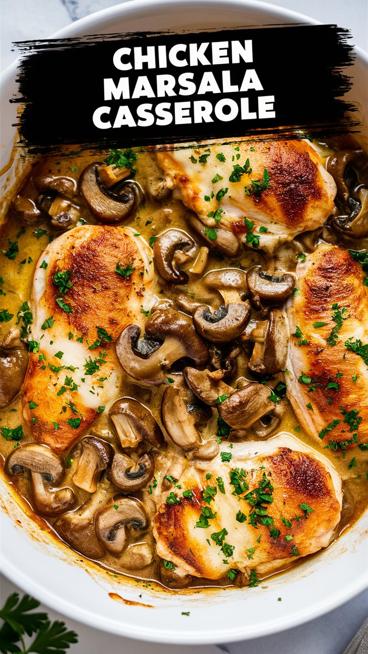 Chicken Marsala Casserole