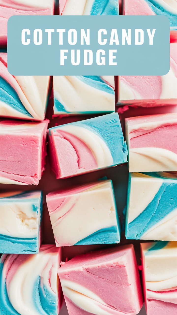 Cotton Candy Fudge