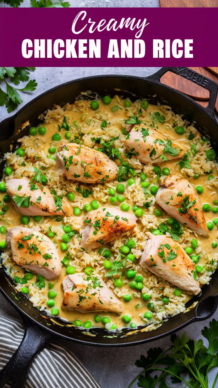 Creamy Chicken and Rice