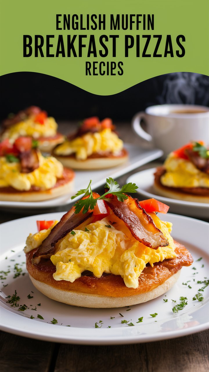 English Muffin Breakfast Pizzas Recipe