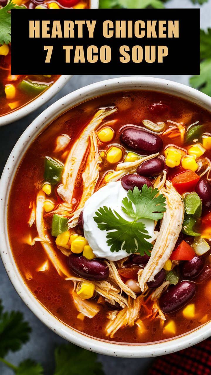 Hearty Chicken 7 Can Taco Soup