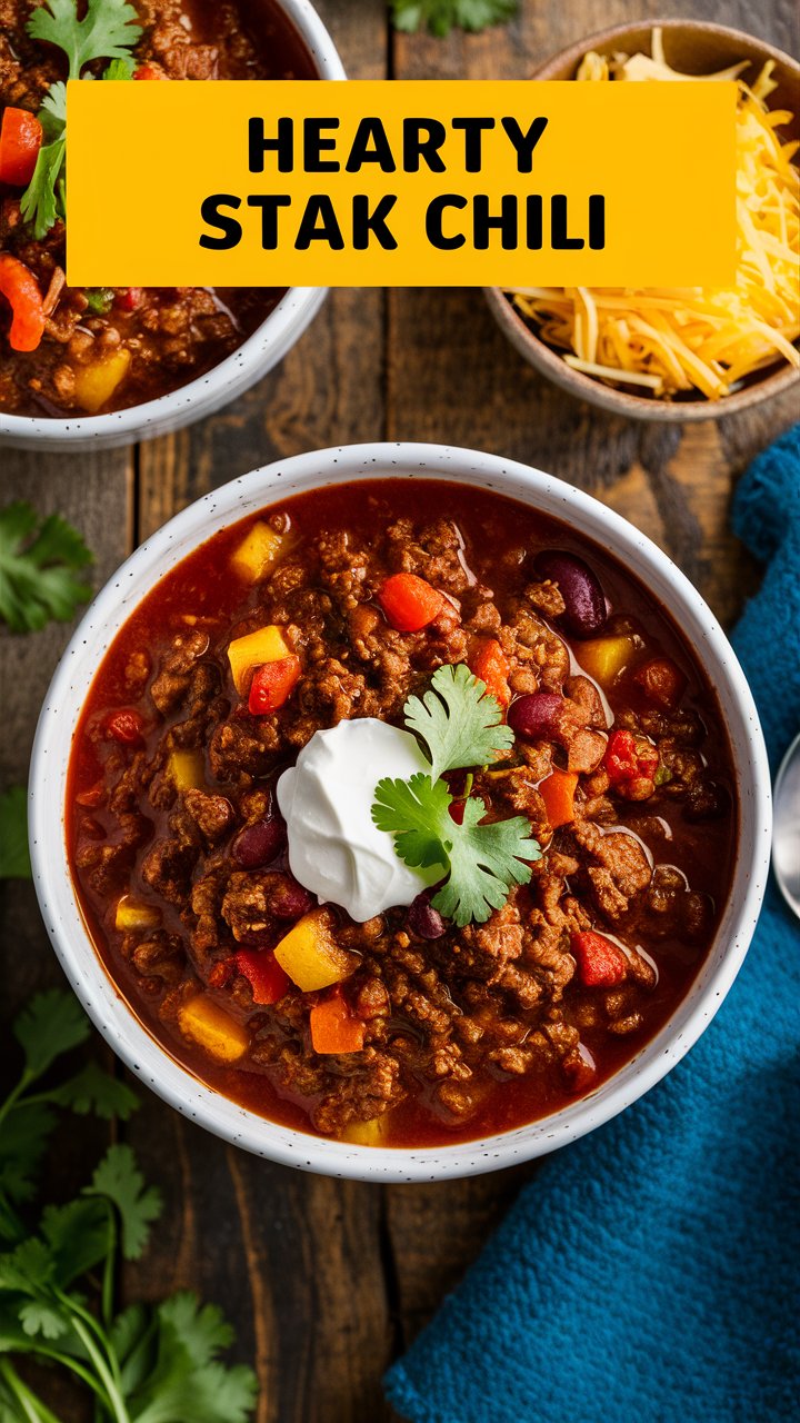 Hearty Steak Chili