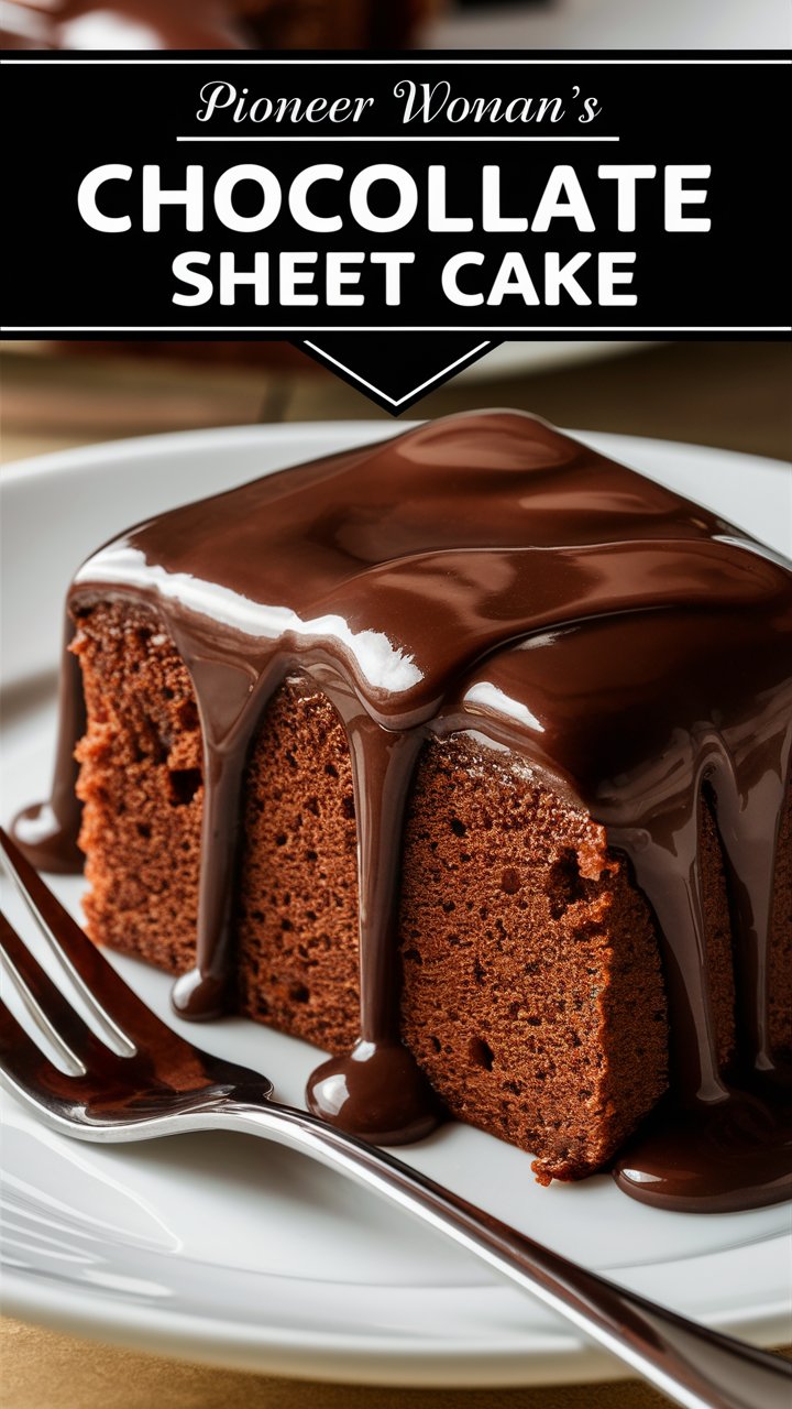 Pioneer Woman’s Chocolate Sheet Cake