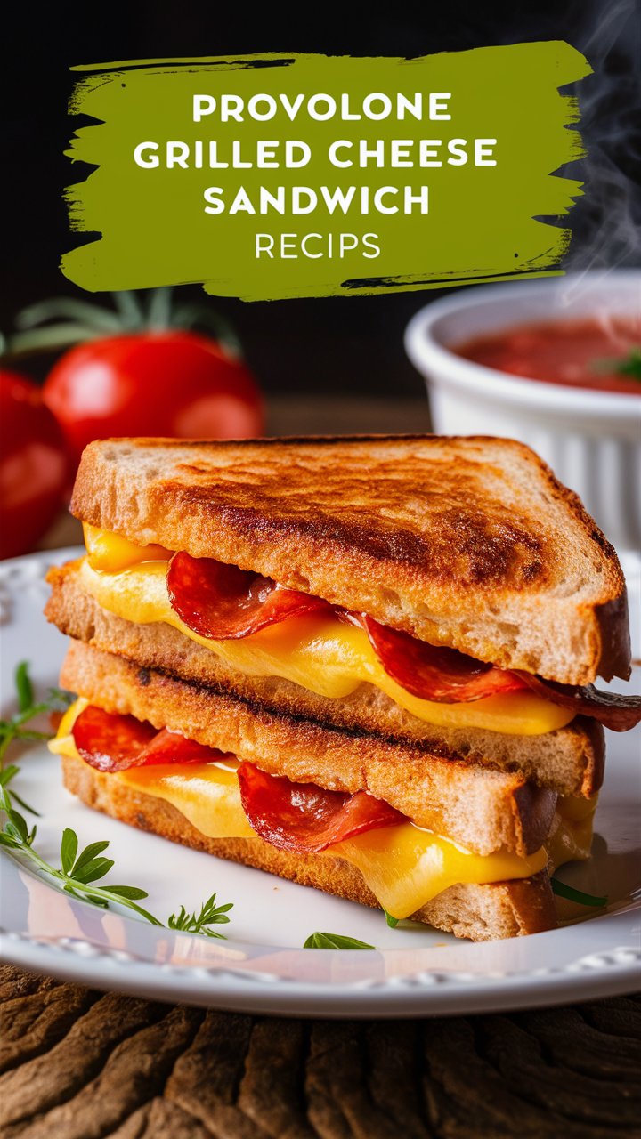 Provolone Grilled Cheese Sandwich Recipe