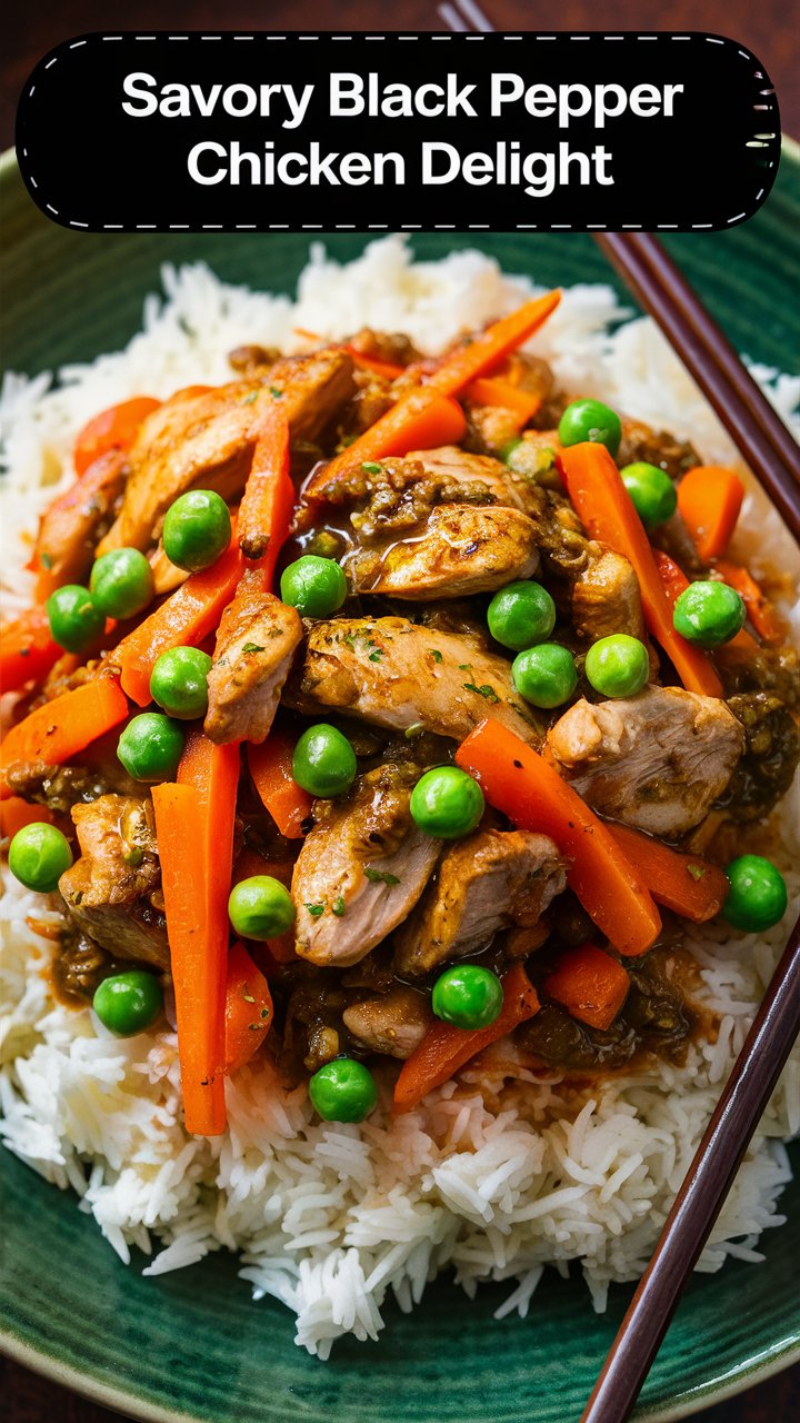 Savory Black Pepper Chicken Delight