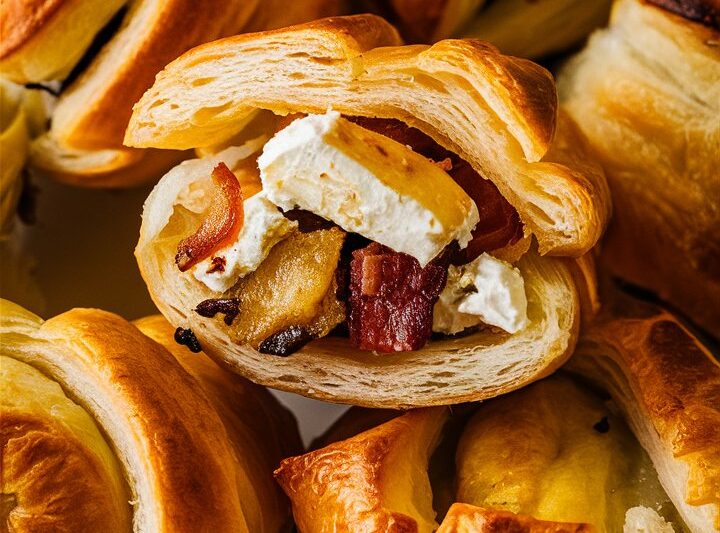 Savory Puff Pastry Pockets with Feta, Bacon & Cream Cheese: A Flavorful Bite-Sized Delight 2025