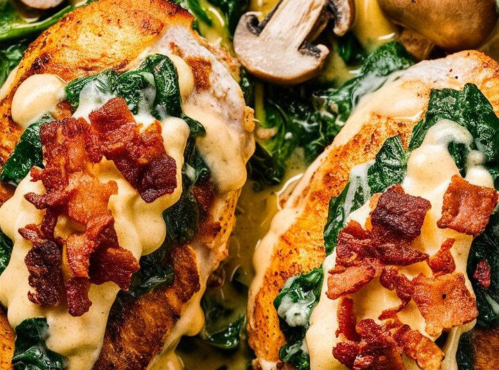 Spinach Mushroom and Smothered Chicken: Creamy, Savory, and Full of Comfort 2025