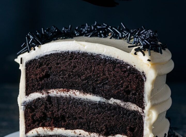 Spooky Black Velvet Halloween Cake: A Showstopper Dessert for Your Halloween Party 2025