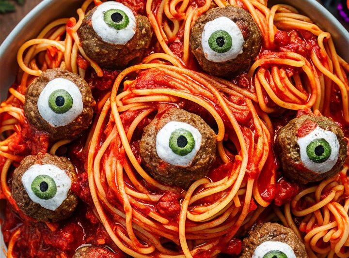 Spooky Spaghetti and Stuffed Meatballs for a Fang-tastic Feast 2025