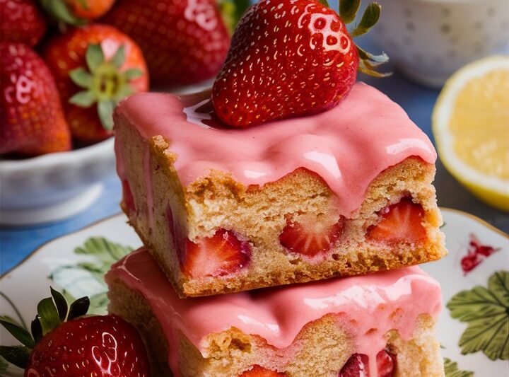 Strawberry Lemon Blondies Recipe: A Perfect Sweet and Tangy Treat 2025