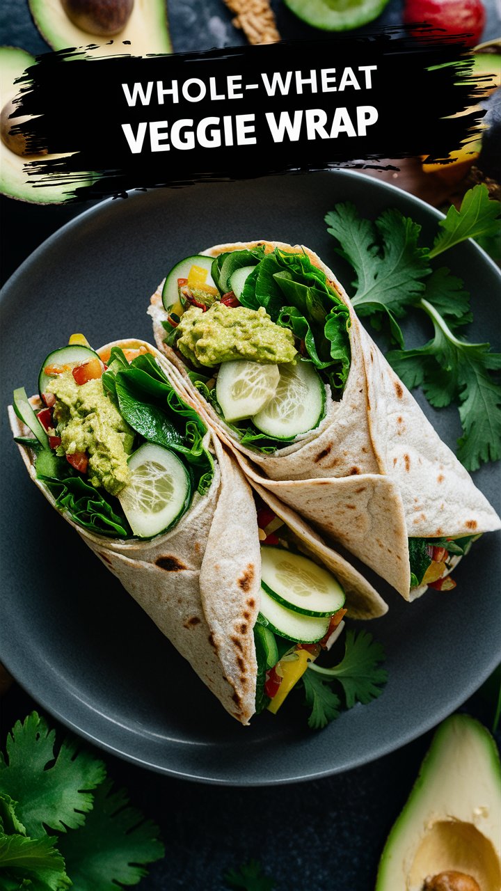 Whole-Wheat Veggie Wrap