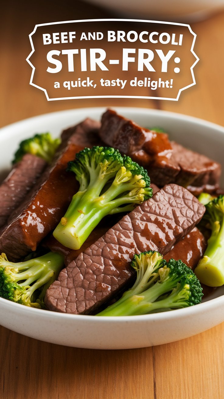 Beef and Broccoli Stir-Fry: A Quick, Tasty Delight!