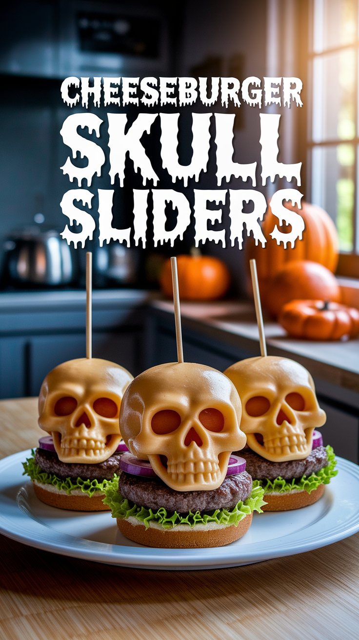 Cheeseburger Skull Sliders