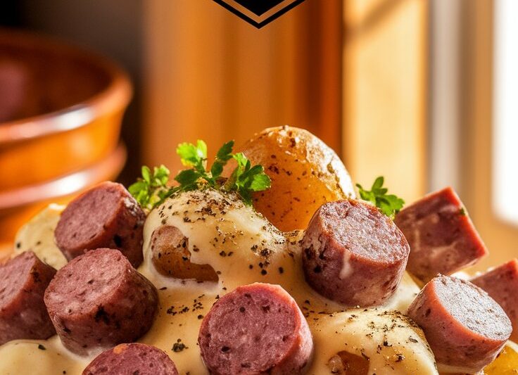 Cheesy Ranch Potatoes and Smoked Sausage Recipe – Creamy Comfort in Every Bite! 2025