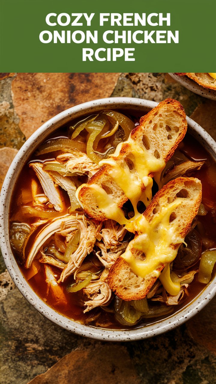 Cozy French Onion Chicken Soup Recipe