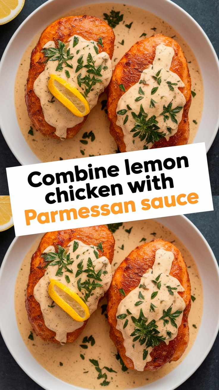 Creamy Lemon Chicken with Parmesan Sauce