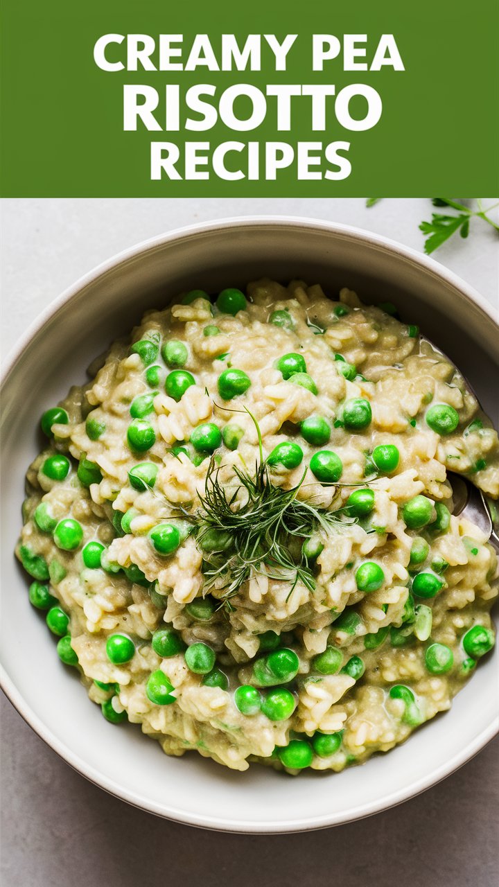Creamy Pea Risotto Recipe